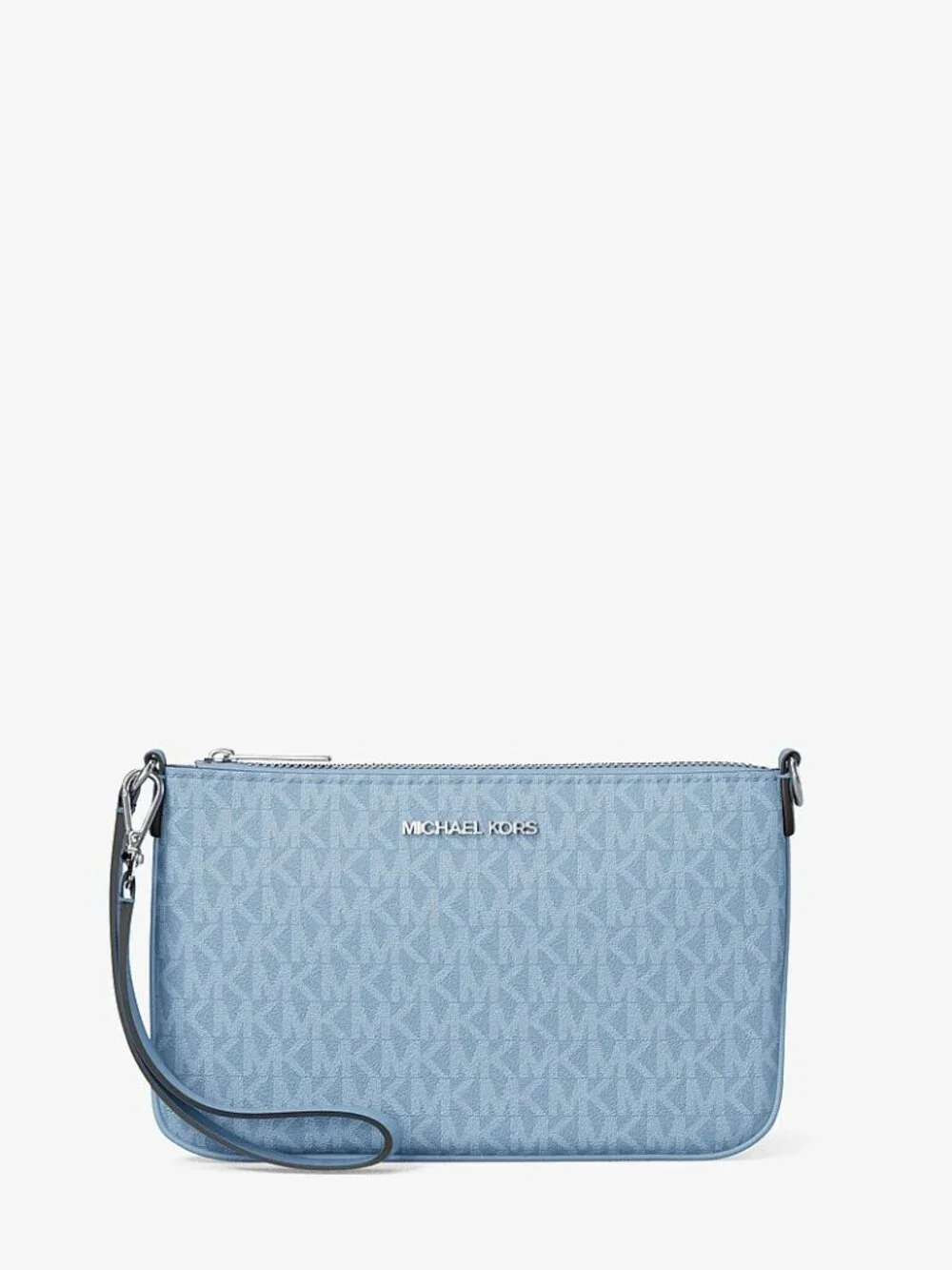 MICHAEL KORS Jet Set Small Signature Logo Convertible Wristlet